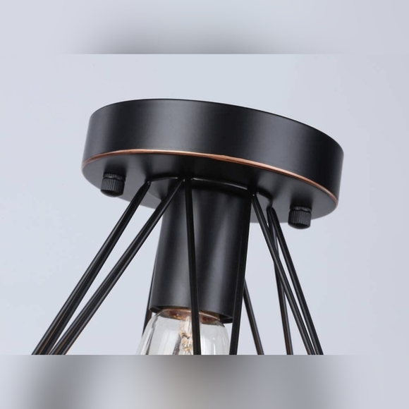 Lighting Semi-Flush Mount Ceiling Light - Picture 3 of 4